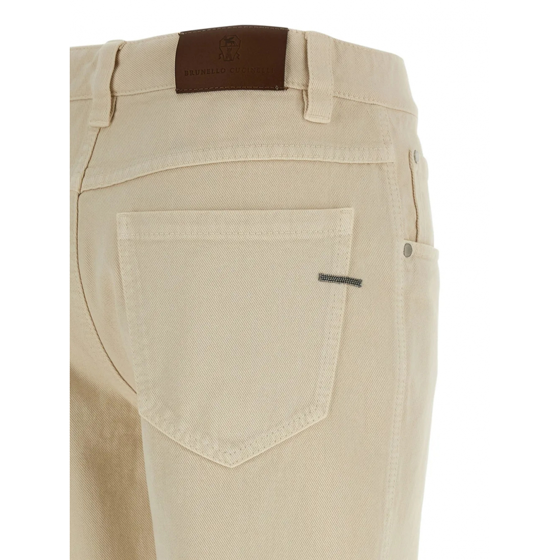 Pantalon 'Back-Patch Five-Pocket' pour Femmes