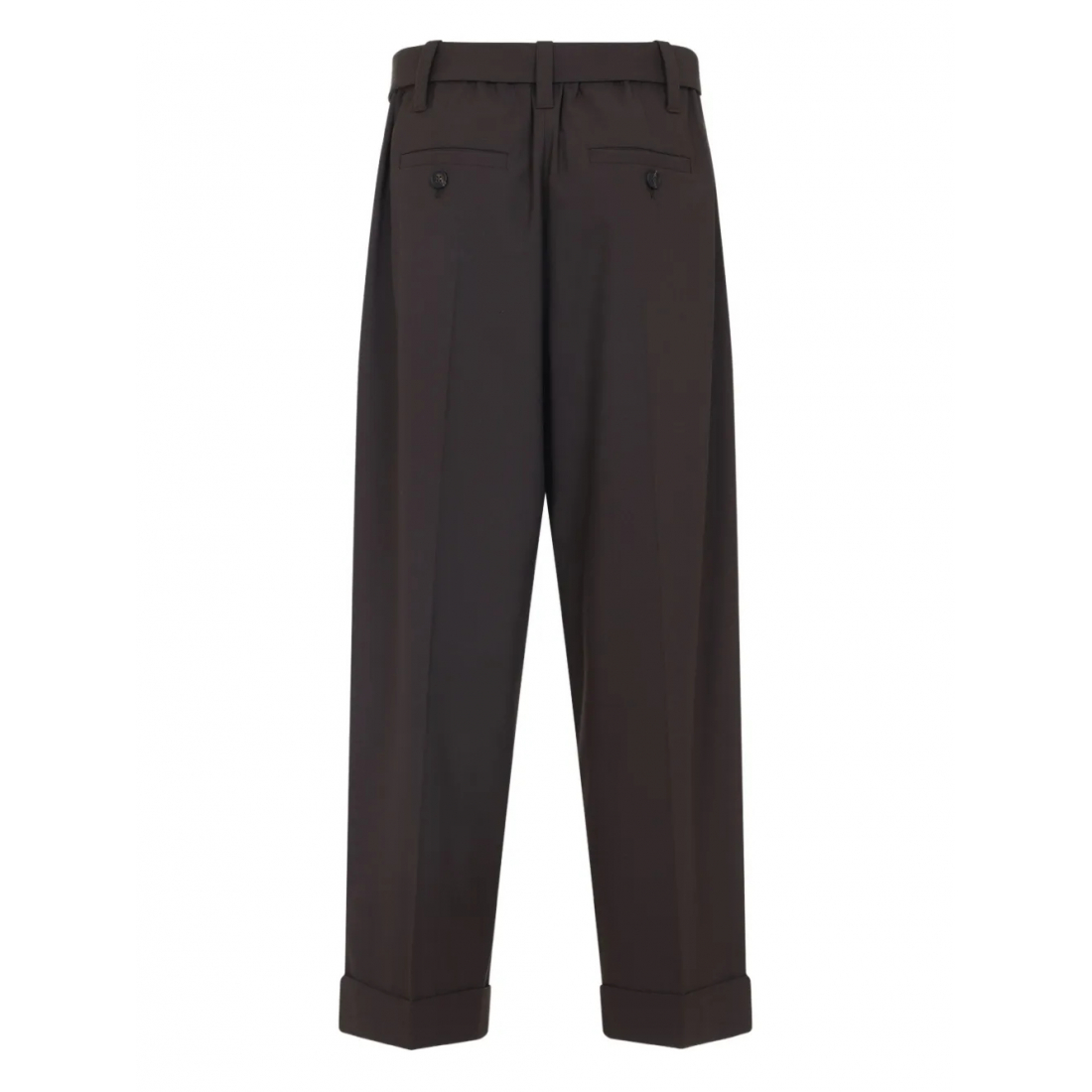 Women's 'Belted Pleated Straight' Trousers