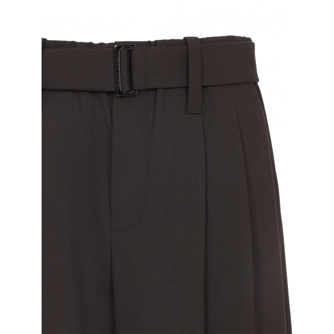 Women's 'Belted Pleated Straight' Trousers