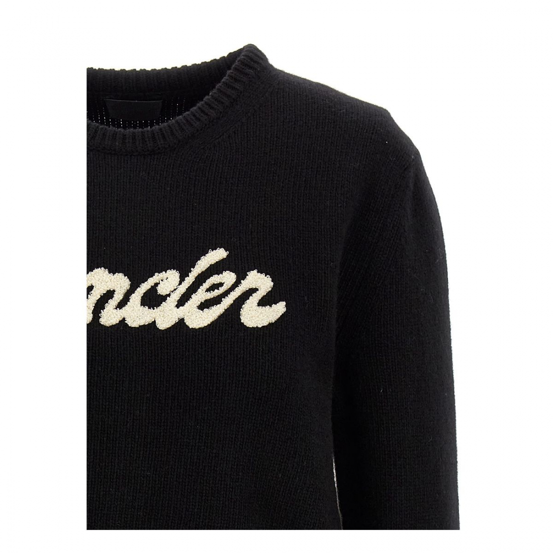 Women's 'Chenille Logo' Cashmere Sweater