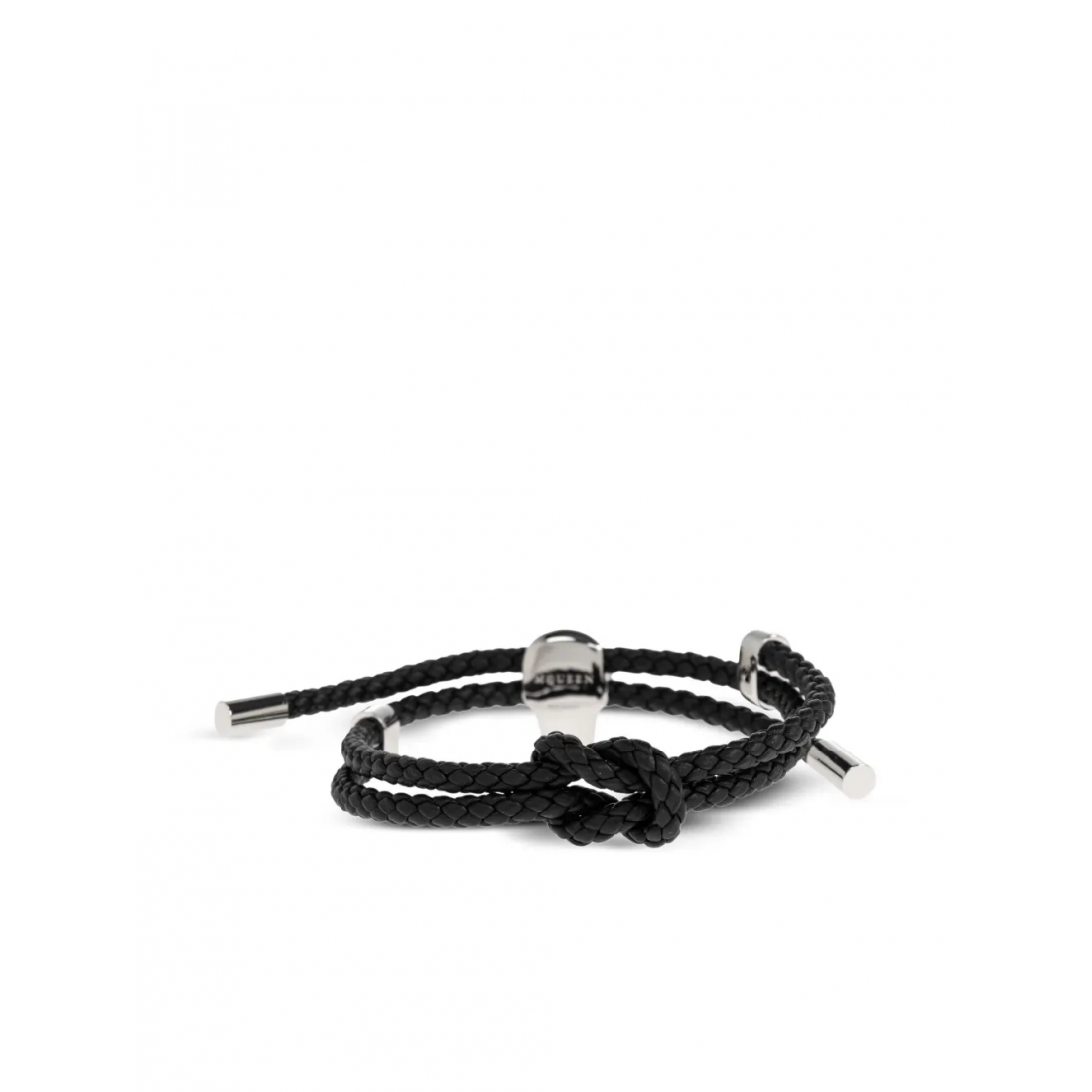 'Skull-Charm Braided' Armband für Herren