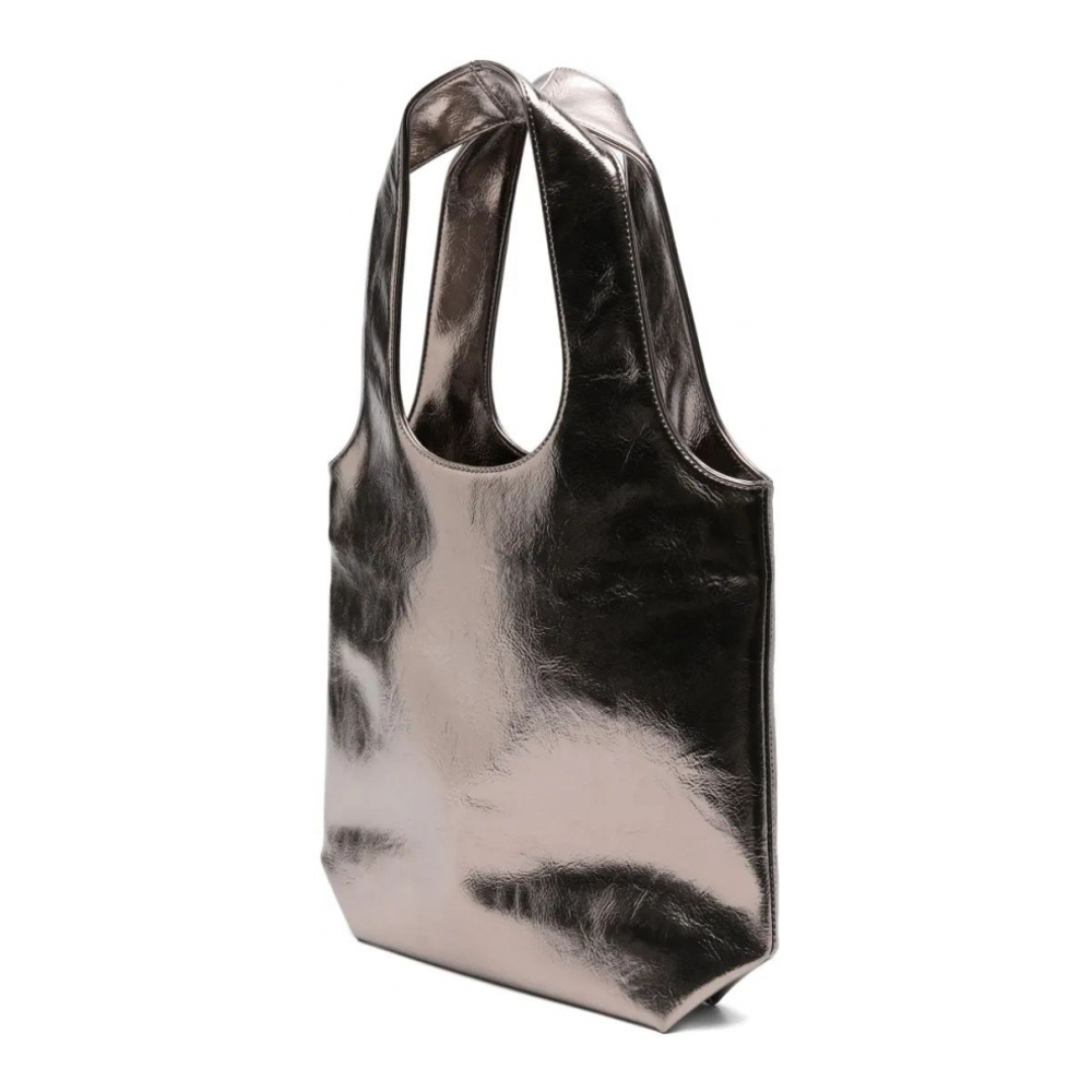 Sac Cabas 'Small Ninon Metallic Logo'