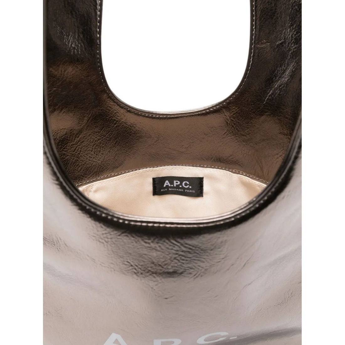 Sac Cabas 'Small Ninon Metallic Logo'