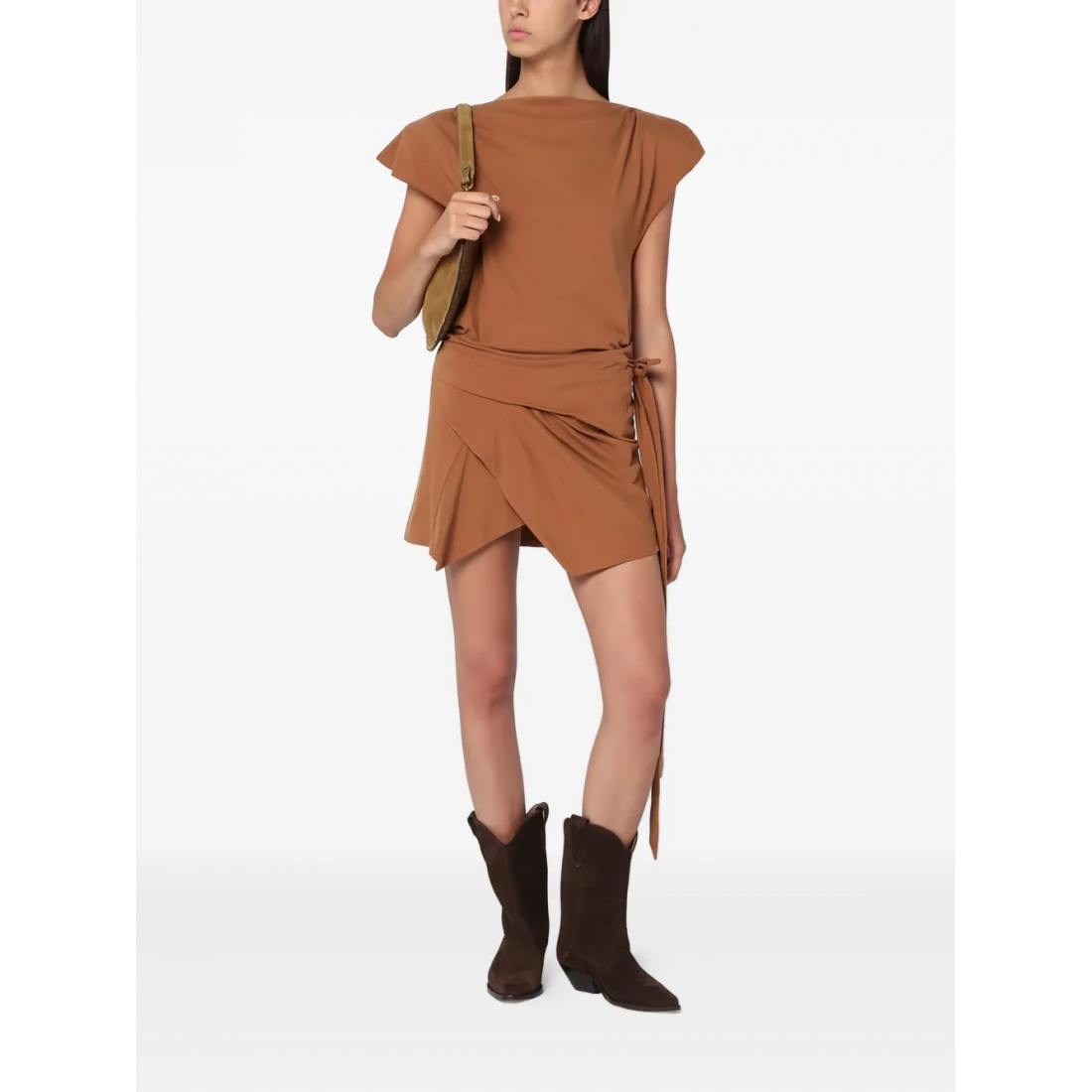 Robe mini 'Wrap-Effect' pour Femmes