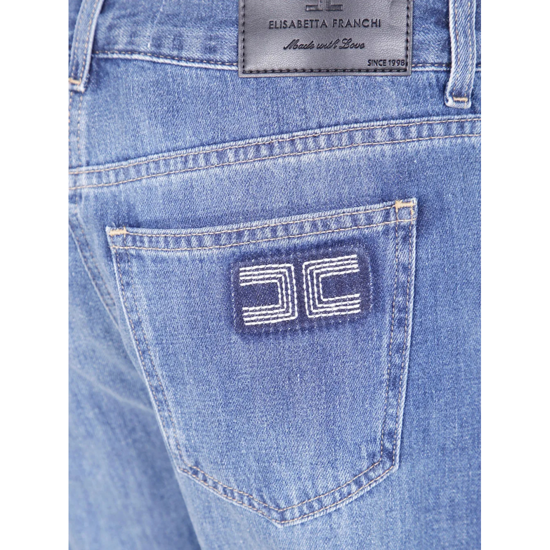 Jeans 'Logo-Plaque' pour Femmes