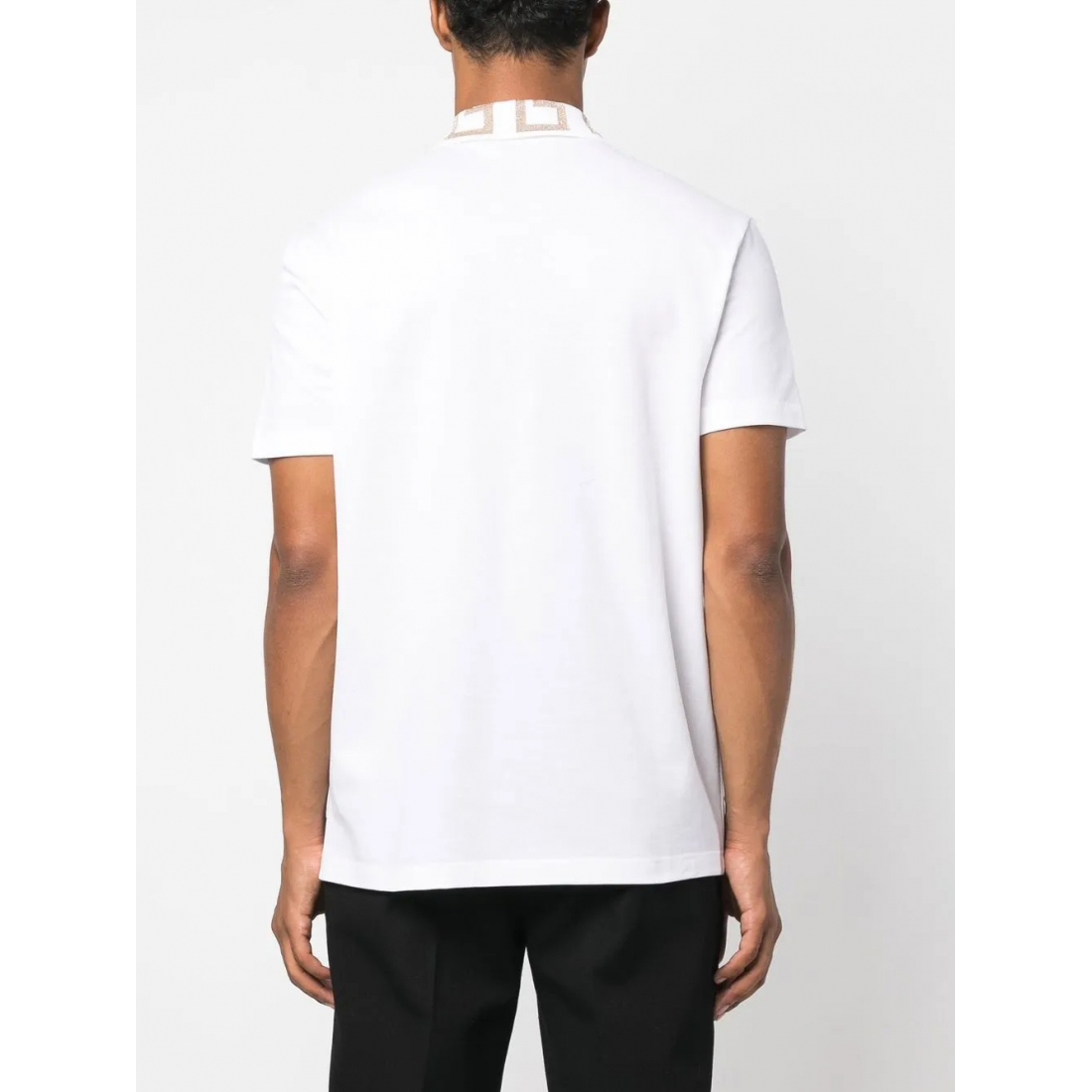 Polo 'Greca Short-Sleeved' pour Hommes