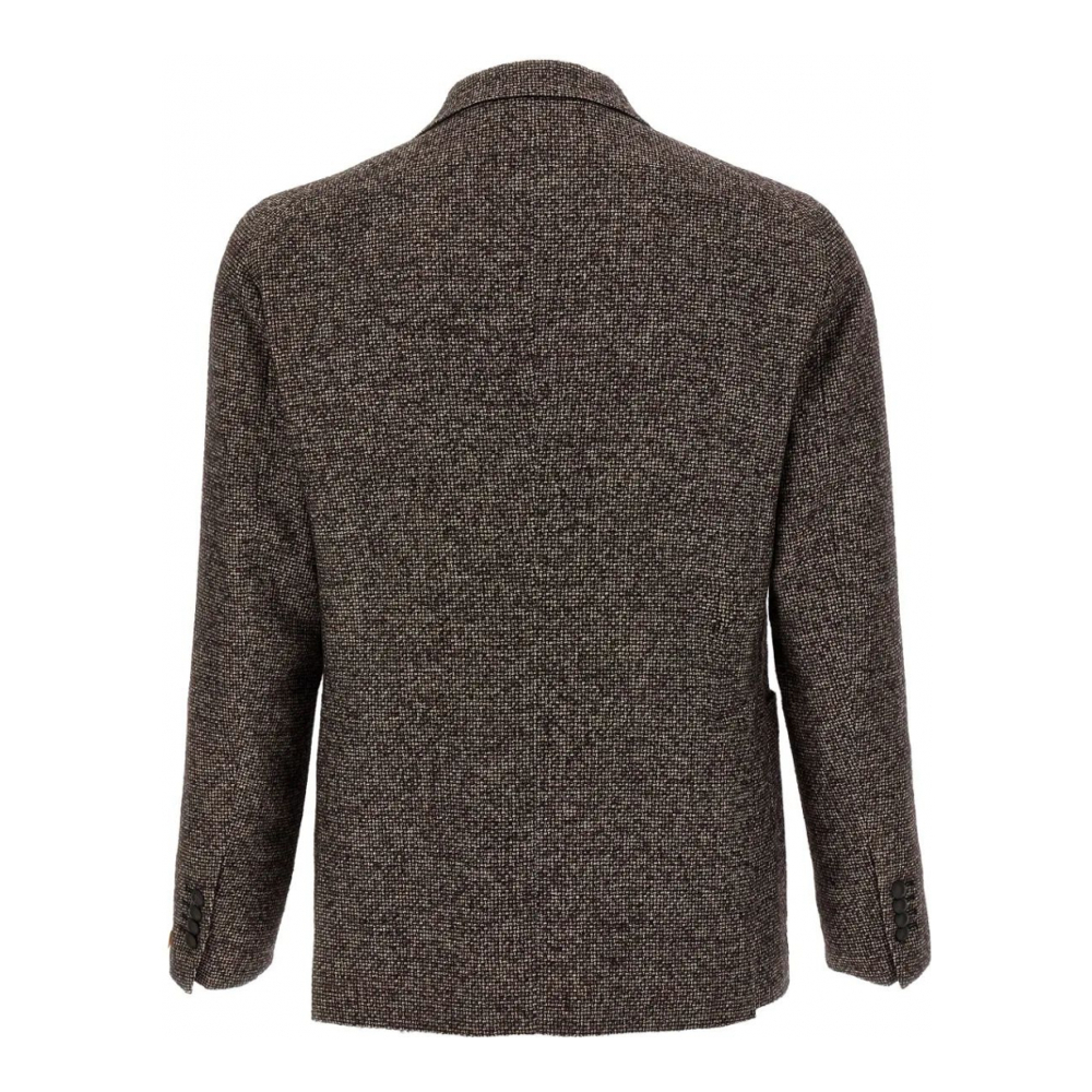 Blazer 'Micro-Pattern Double-Breasted' pour Hommes