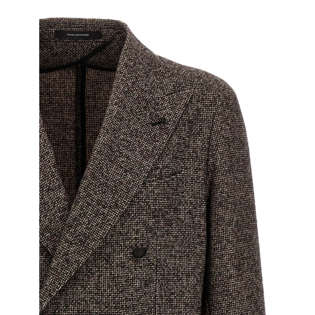 Blazer 'Micro-Pattern Double-Breasted' pour Hommes