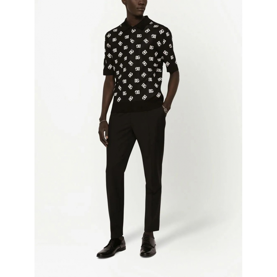 Pantalon 'Logo-Embroidered Tailored' pour Hommes