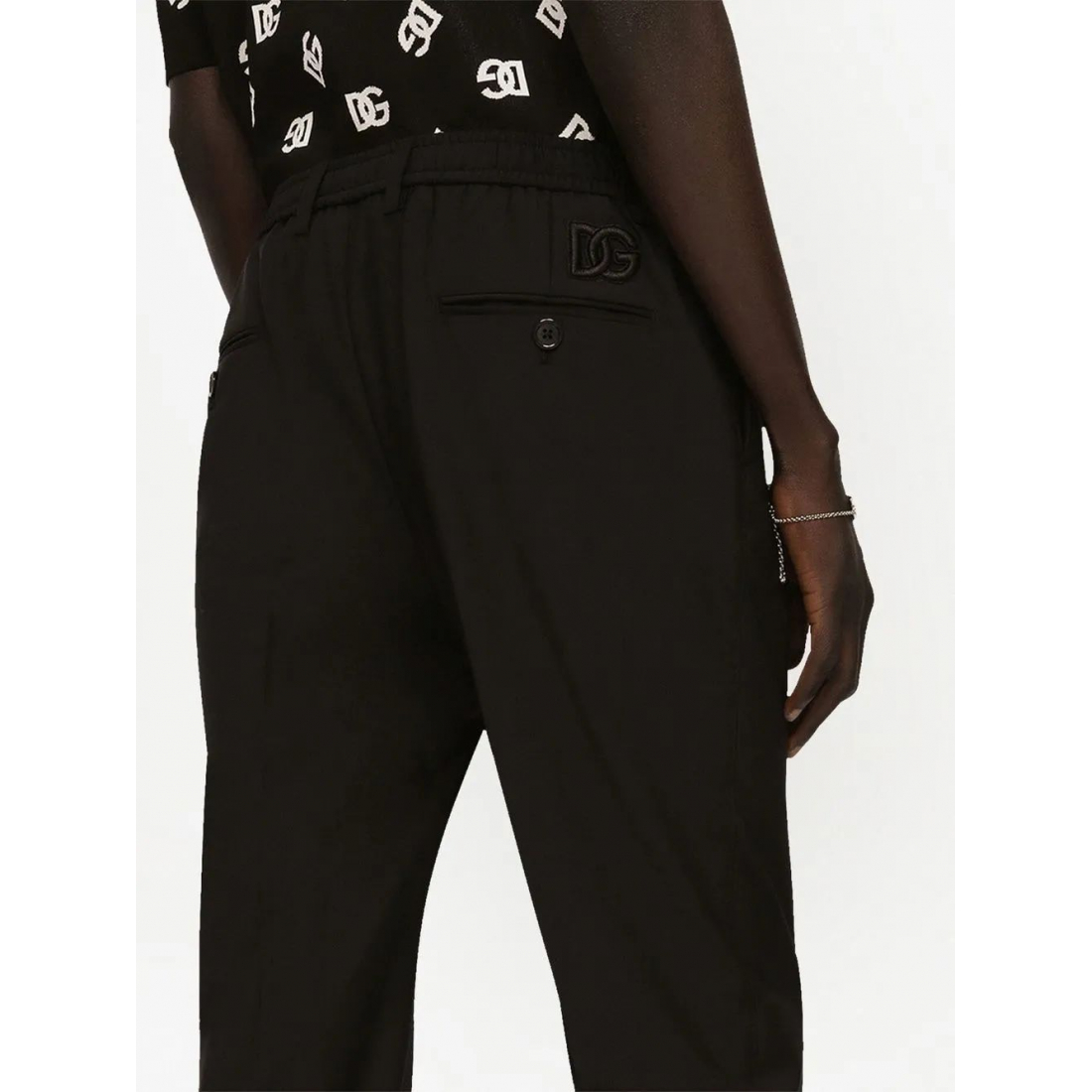 Pantalon 'Logo-Embroidered Tailored' pour Hommes