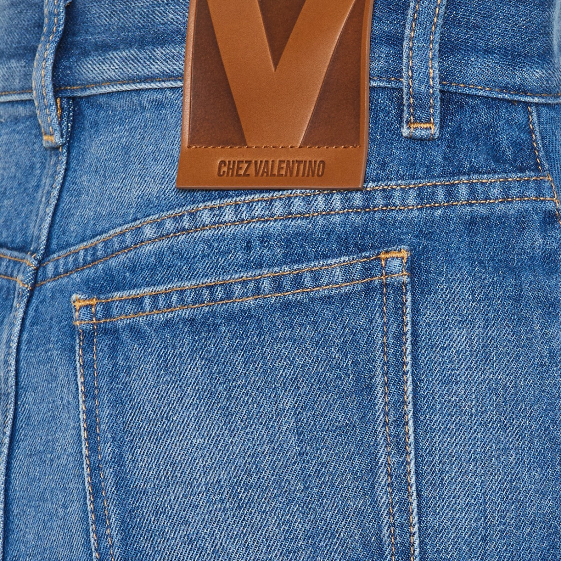 Jupe en Jean 'Ruffled' pour Femmes