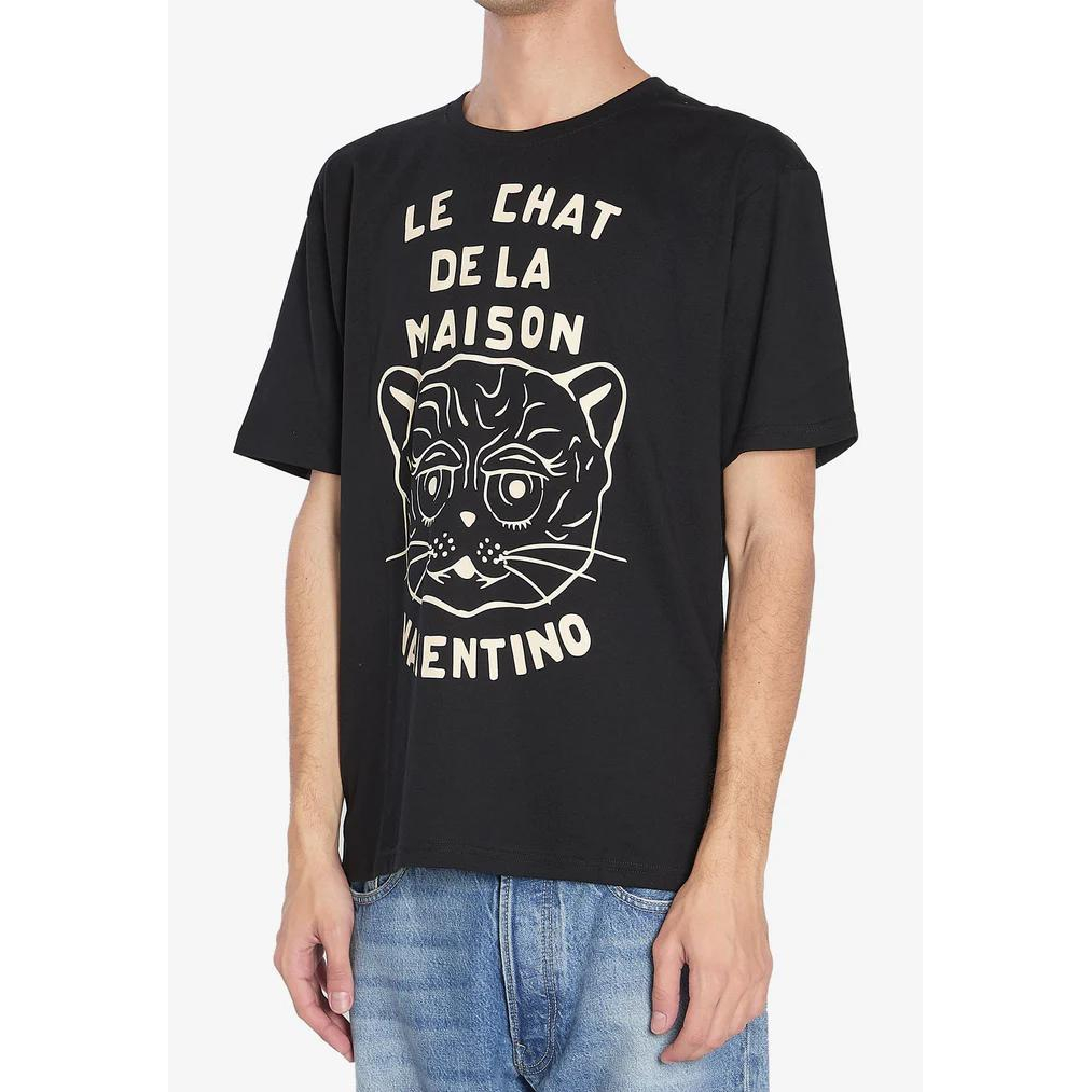T-shirt 'Chat De La Maison-Print' pour Hommes