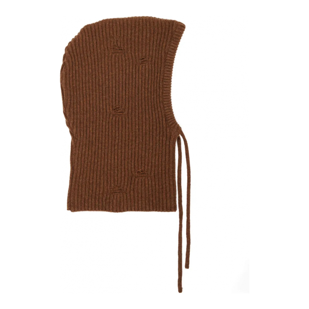 'Ribbed-Knit' Balaclava