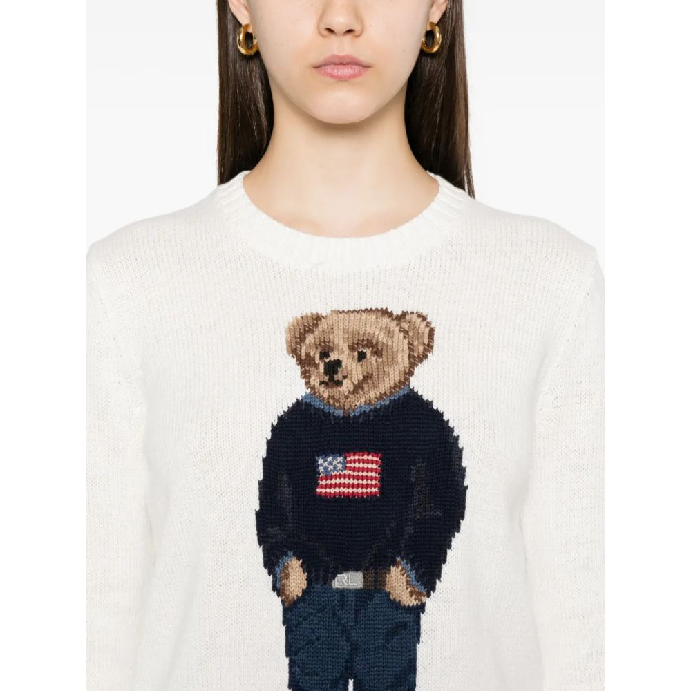 Pull 'Bear-Embroidered' pour Femmes