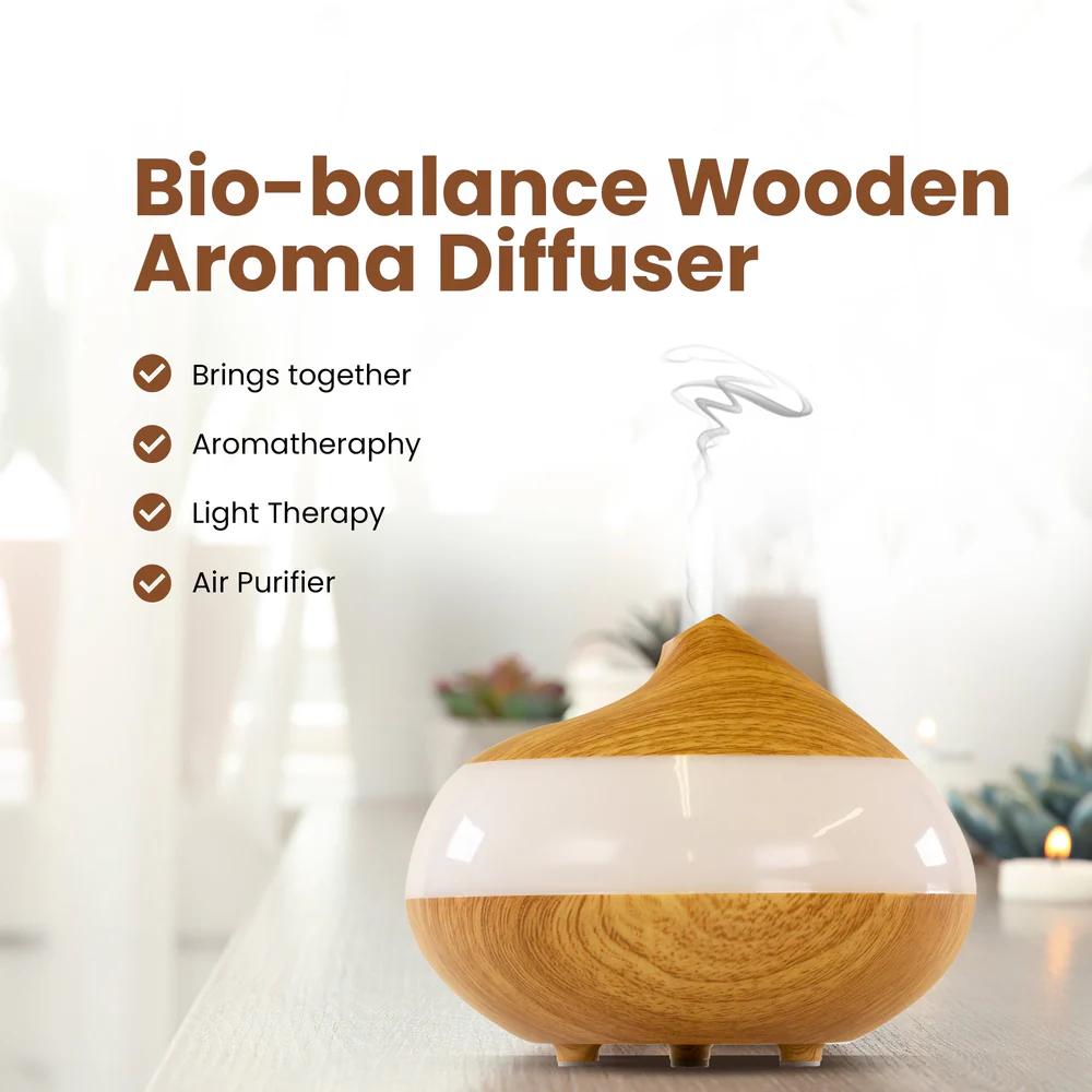 'Wooden Clear Panel [Usb]' Aroma Diffuser - 1 piece