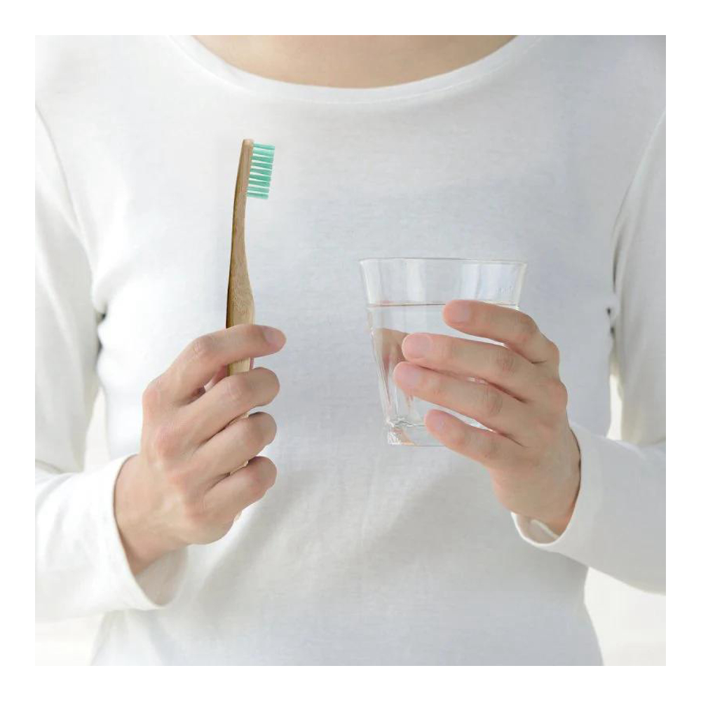 'Pastel Bamboo' Toothbrush Set - 3 Pieces