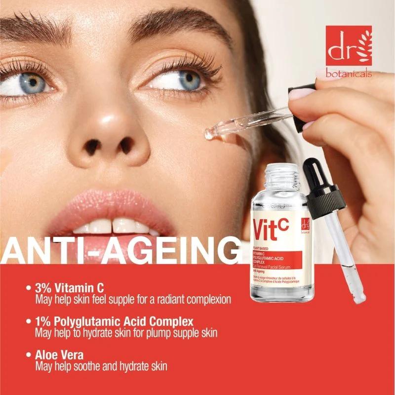 'Vitamin C & Polyglutamic Acid & Advanced Renewal' Gesichtsserum - 30 ml