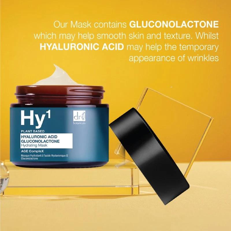 'Hyaluronic Acid & Gluconolactone' Gesichtsmaske - 60 ml