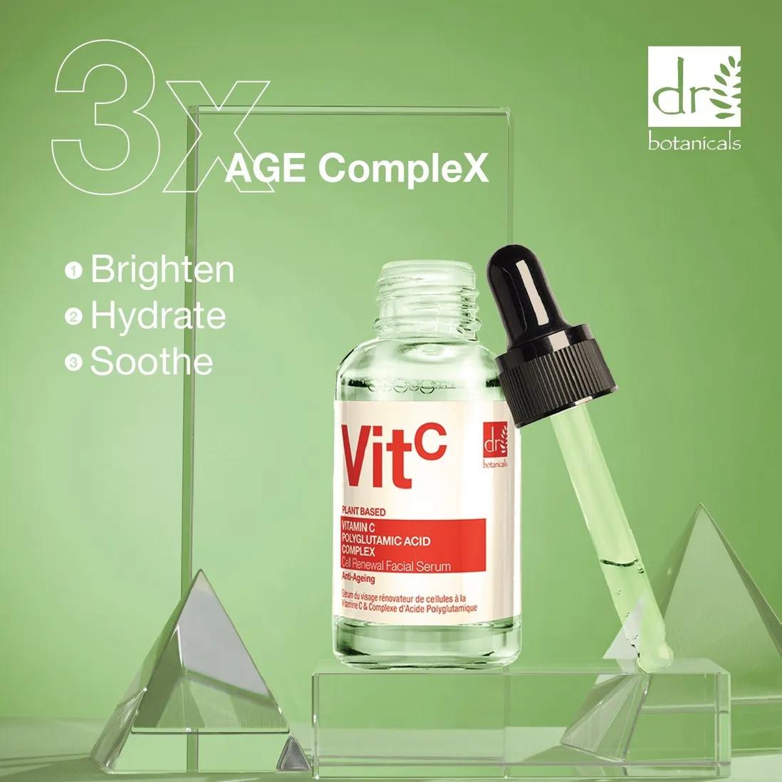 'Vitamin C 3% & Polyglutamic Acid Complex 1% & Brightening' Gesichtsserum - 30 ml