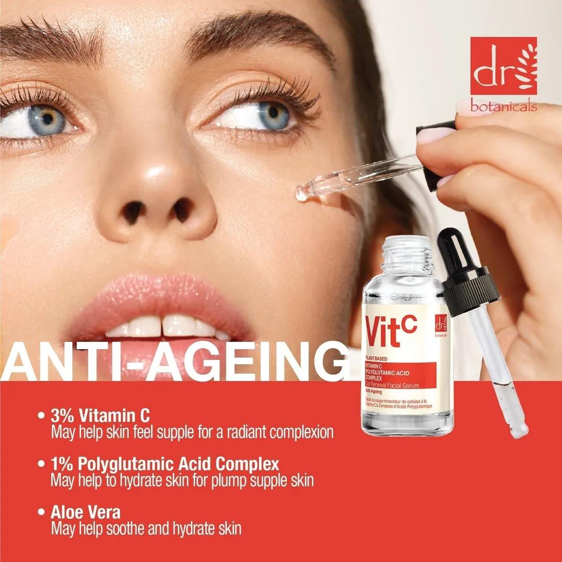 'Vitamin C 3% & Polyglutamic Acid Complex 1% & Brightening' Gesichtsserum - 30 ml