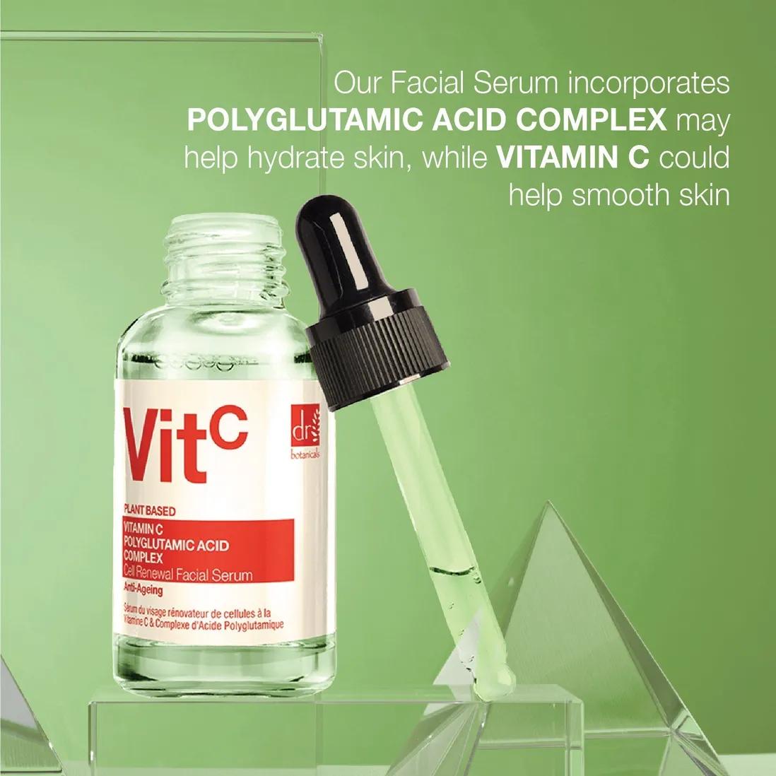'Vitamin C 3% & Polyglutamic Acid Complex 1% & Brightening' Gesichtsserum - 30 ml