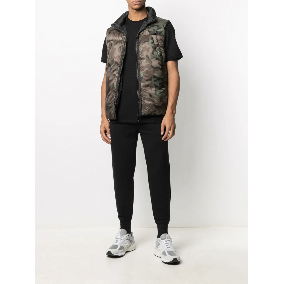 'Plain Textured' T-Shirt für Herren