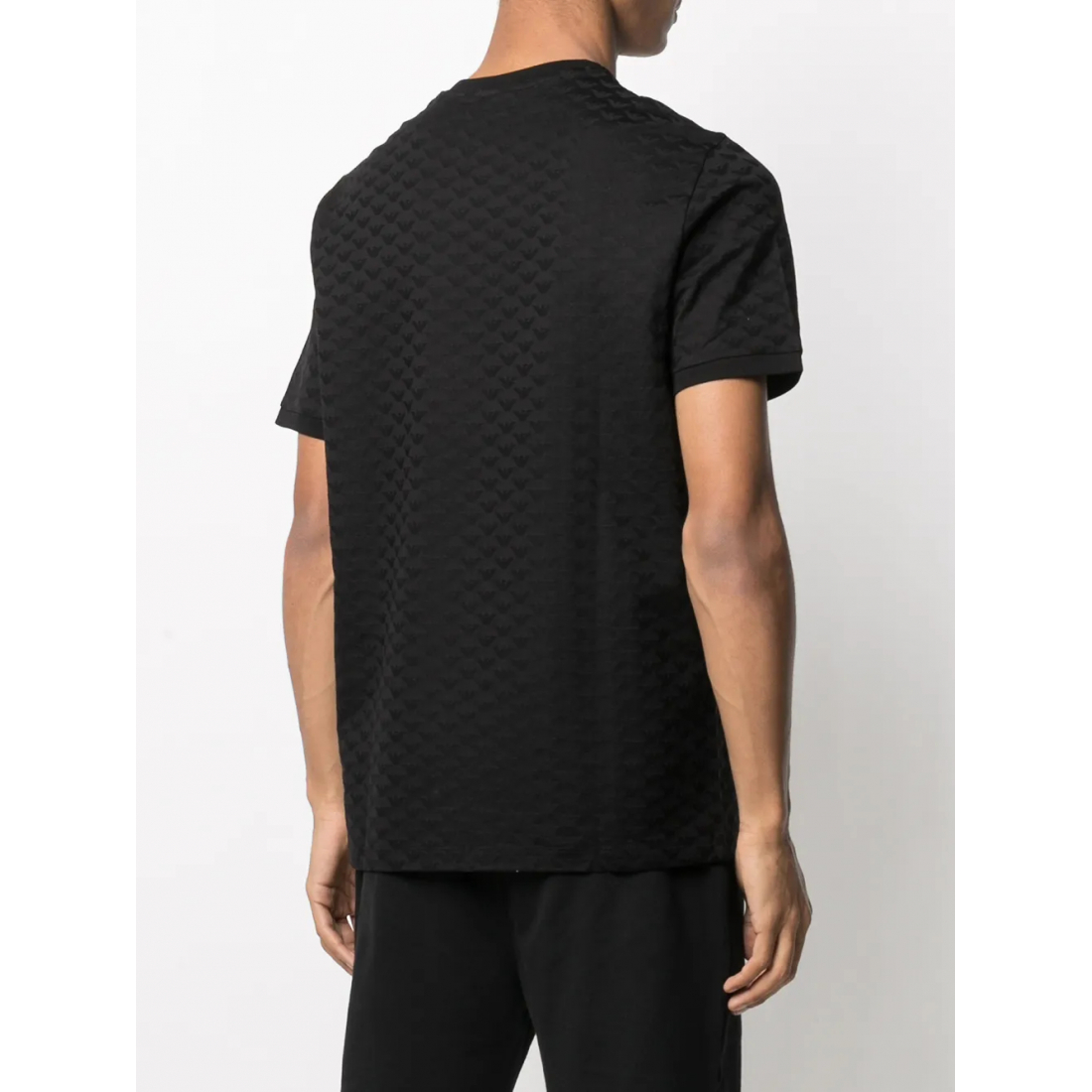 'Plain Textured' T-Shirt für Herren