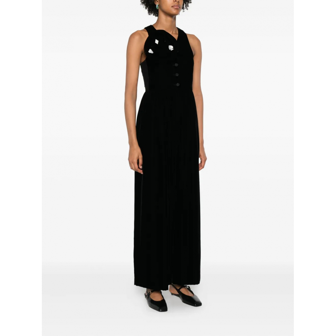 'Button-Fastening' Latzhose für Damen