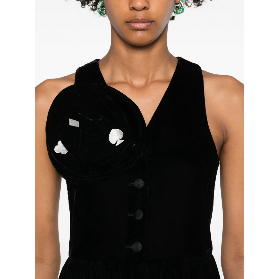 'Button-Fastening' Latzhose für Damen