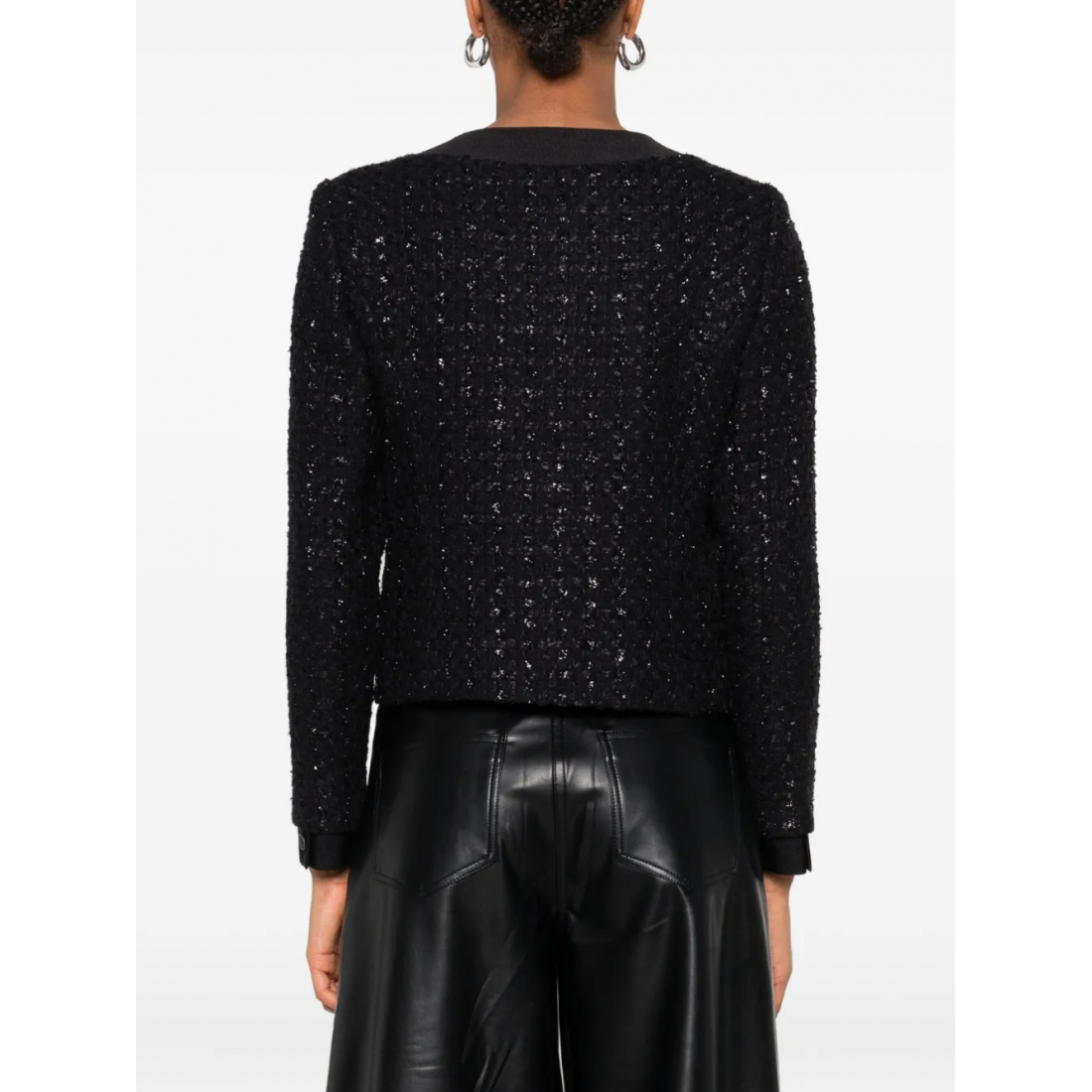 Veste 'Button-Detail Tweed' pour Femmes