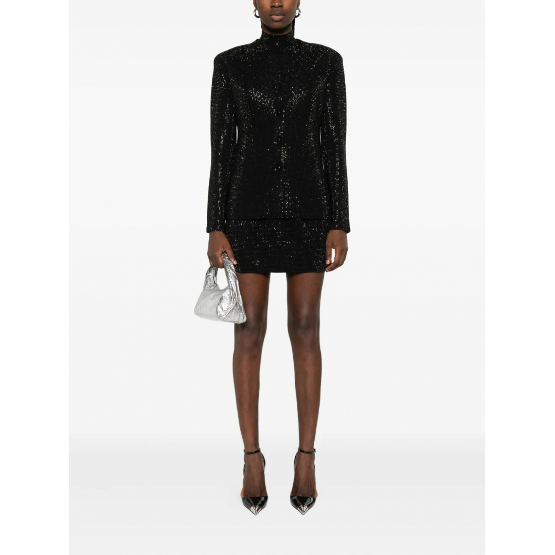 'Embellished Button' Jacke für Damen