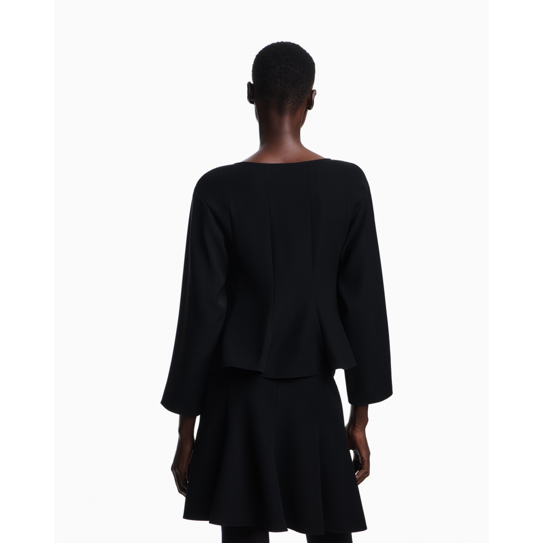 Crop Top 'Three-Quarter-Sleeve' pour Femmes