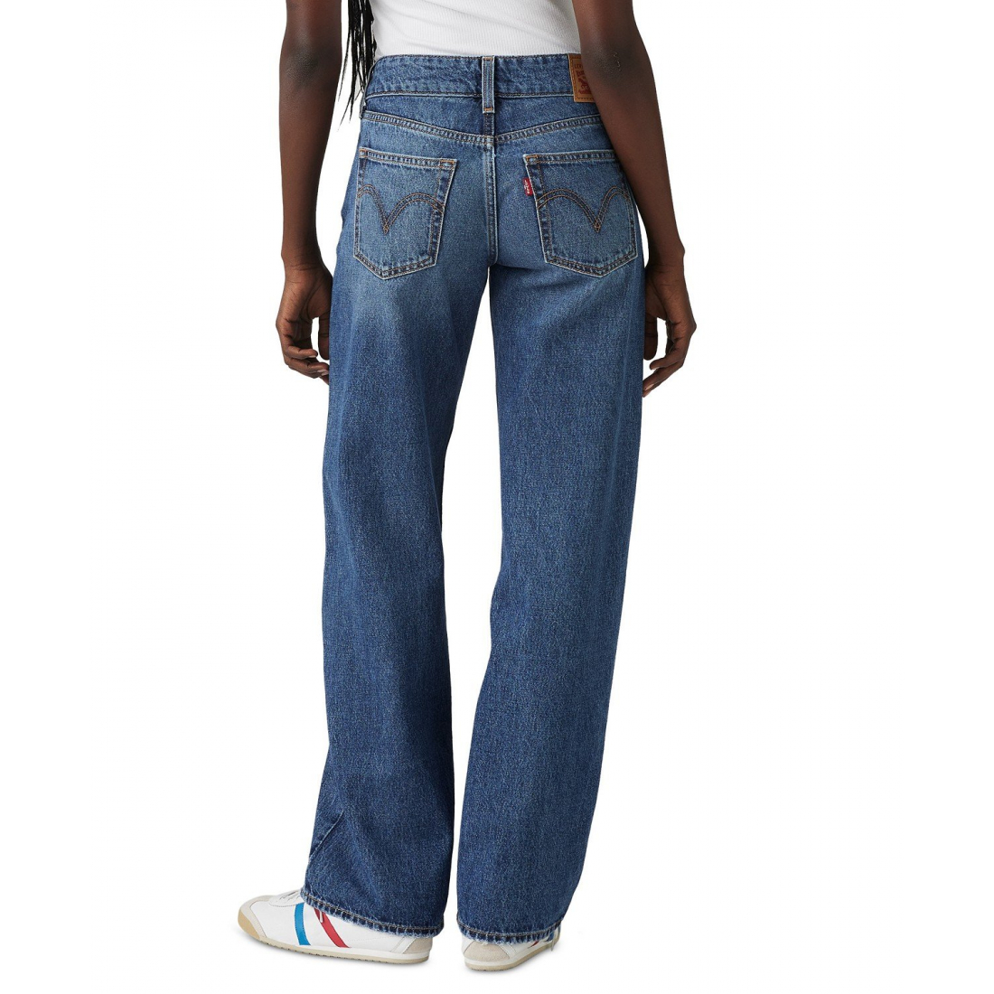 Women's 'Super-Low Double-Button Relaxed-Fit Denim' Jeans