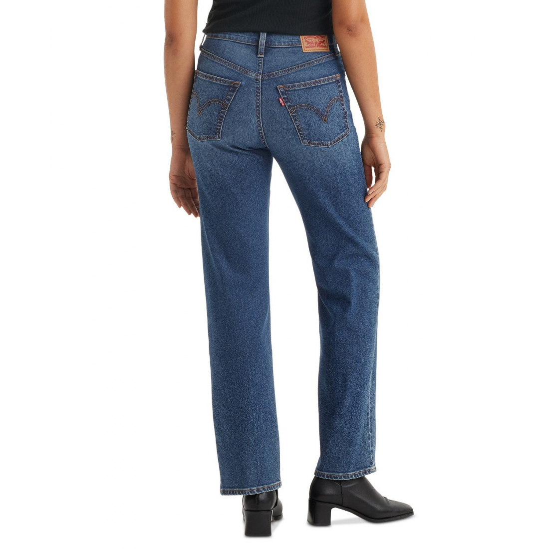 Jeans 'Ribcage High-Rise Straight-Leg' pour Femmes