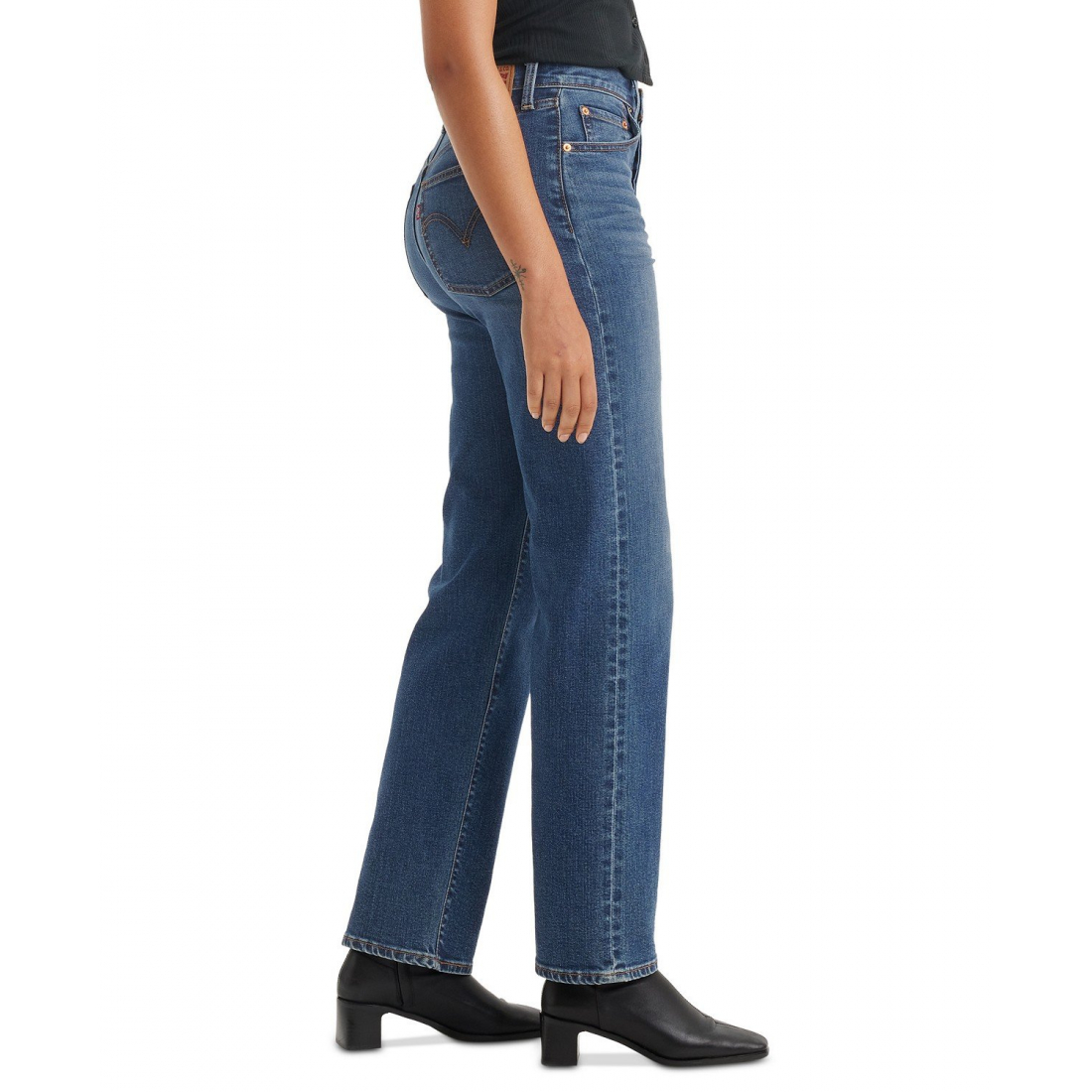Jeans 'Ribcage High-Rise Straight-Leg' pour Femmes