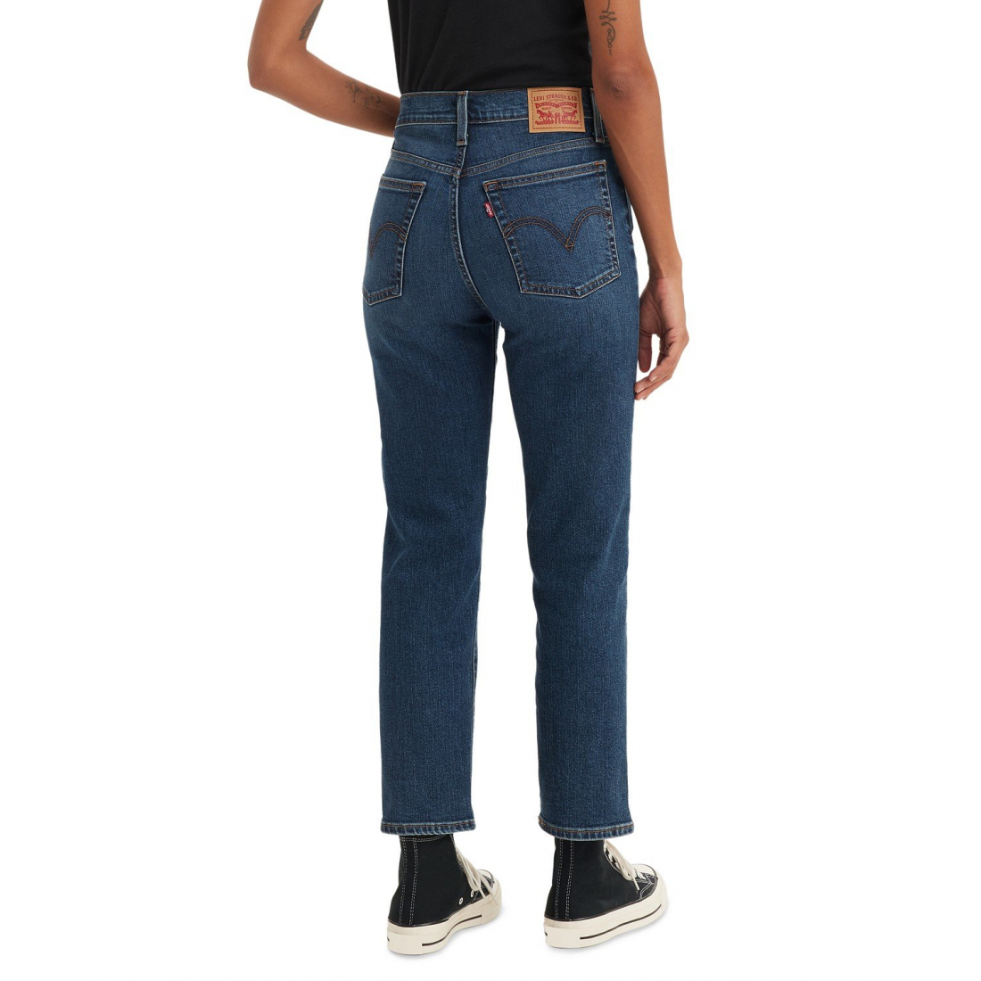 'Wedgie Straight-Leg High Rise' Geschnittene Jeans für Damen