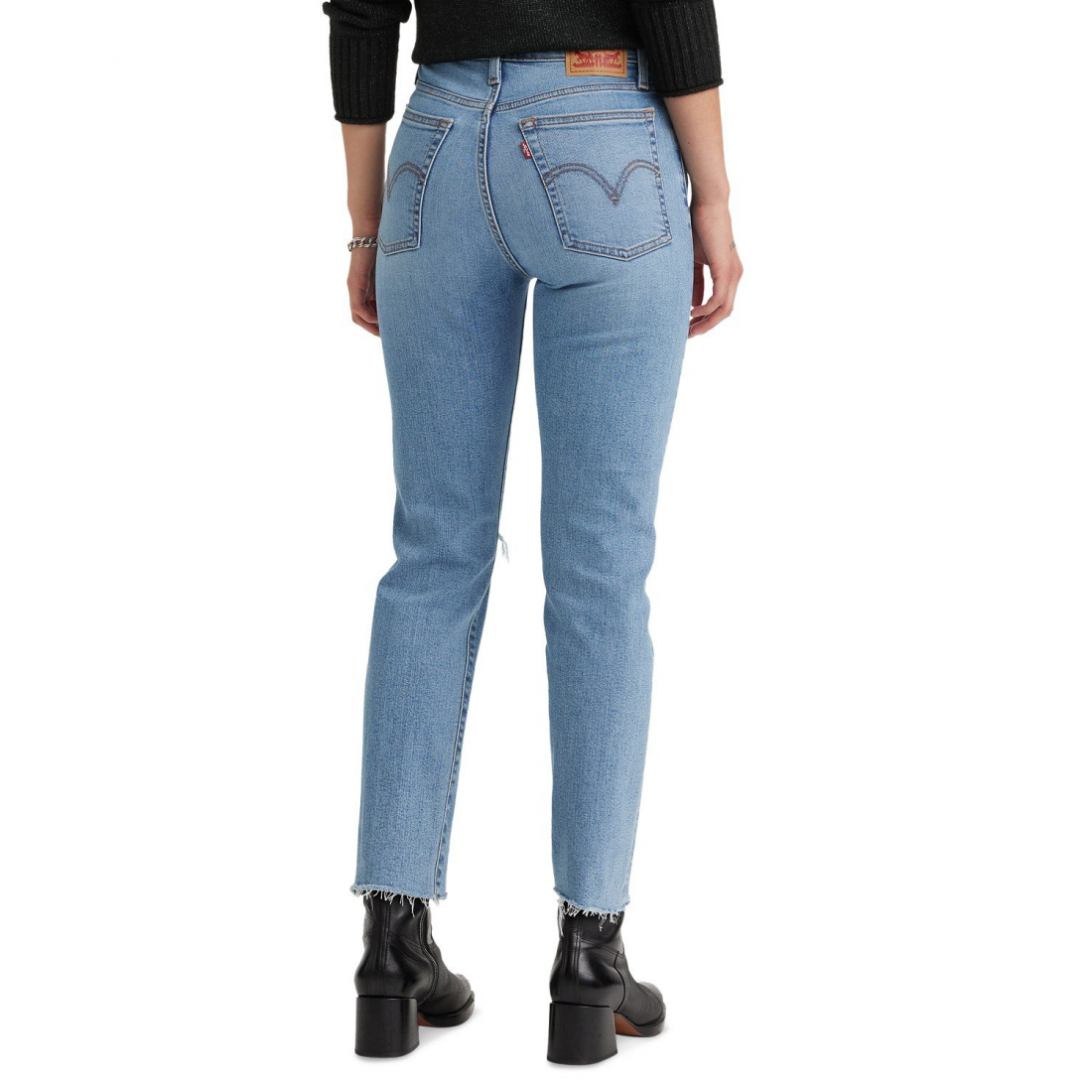 'Wedgie Straight-Leg High Rise' Geschnittene Jeans für Damen