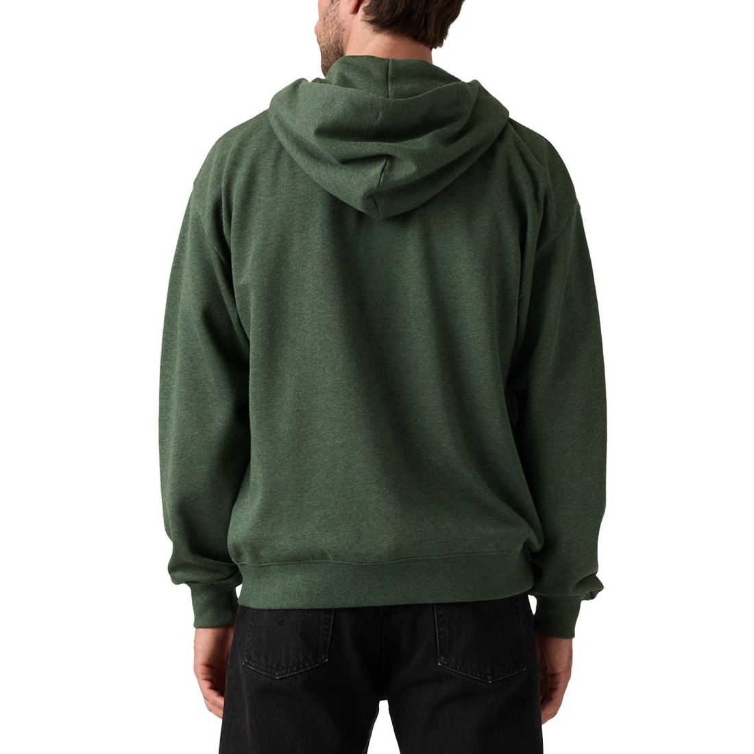 Sweatshirt à capuche  'Relaxed Fit Cropped Full-Zip' pour Hommes