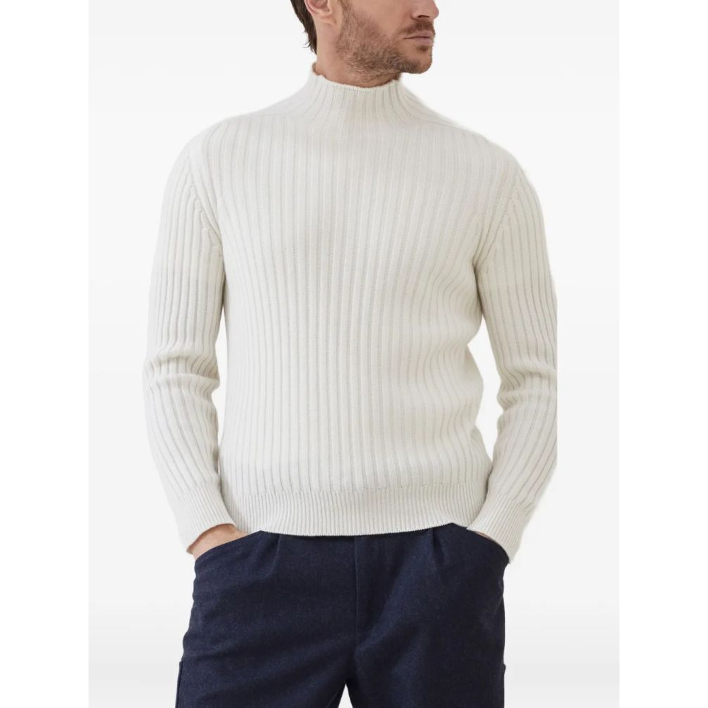 Men's 'Wide-Ribbed' Cashmere Sweater
