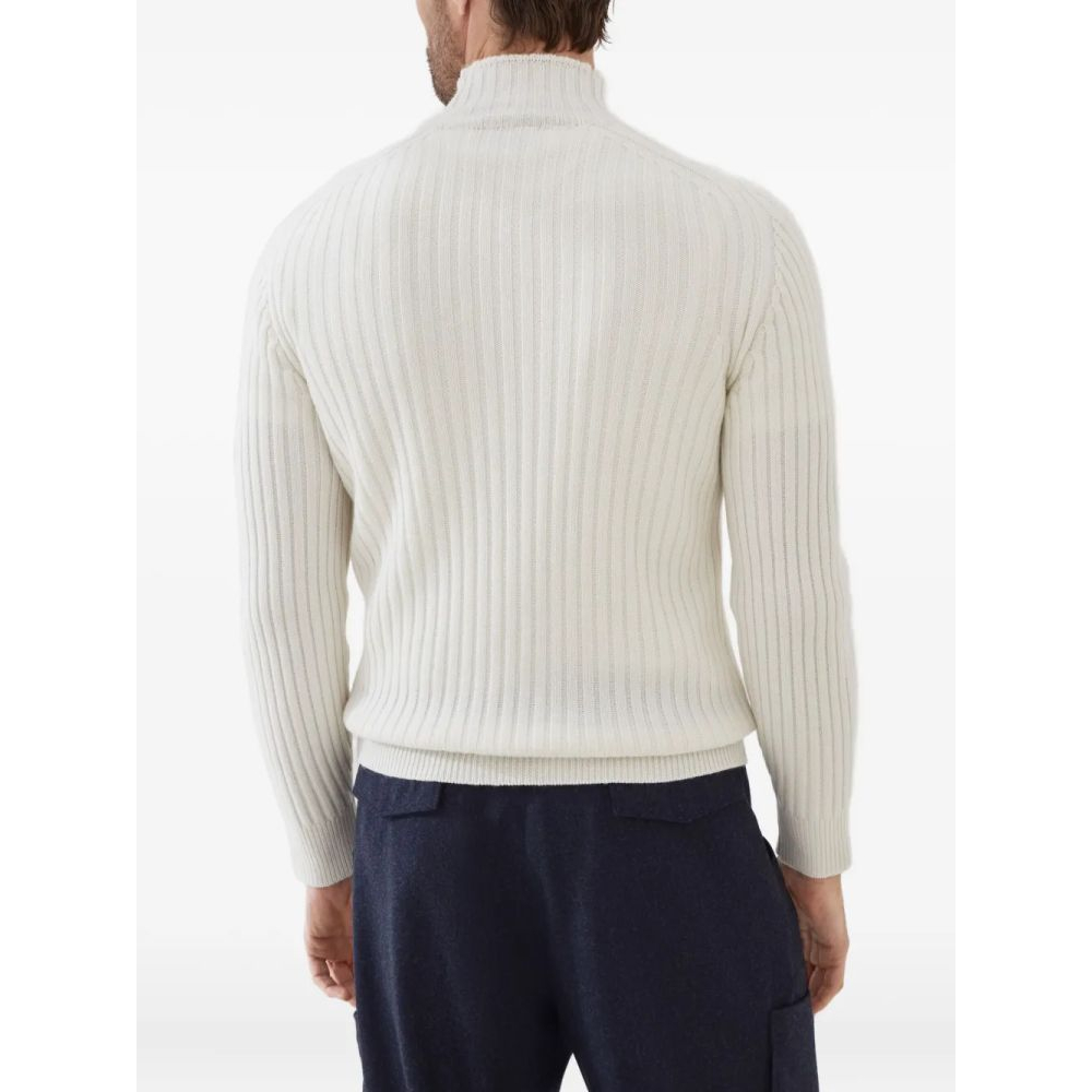 Men's 'Wide-Ribbed' Cashmere Sweater