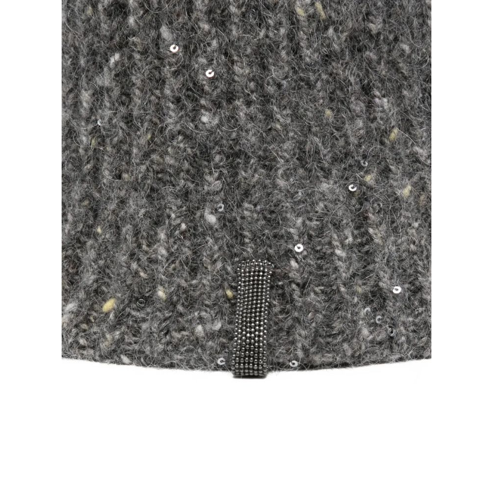Chapeau 'Ribbed Sequin-Detail' pour Femmes