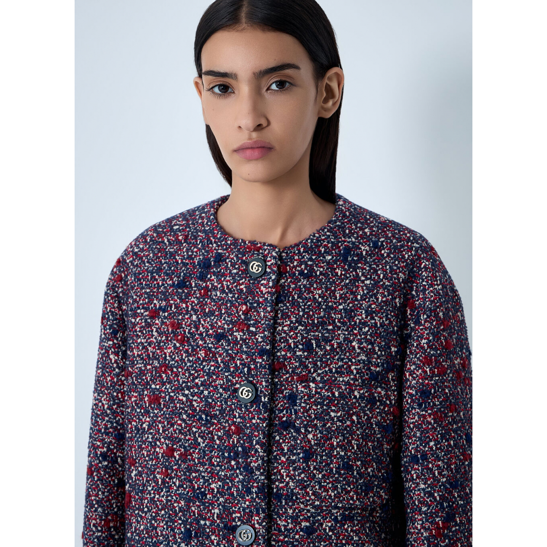 Women's 'Crewneck Boucle' Blazer