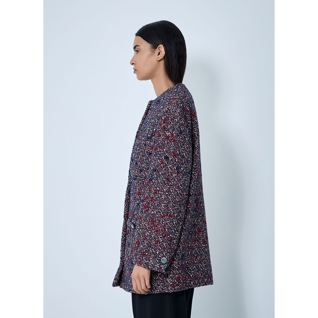 Women's 'Crewneck Boucle' Blazer