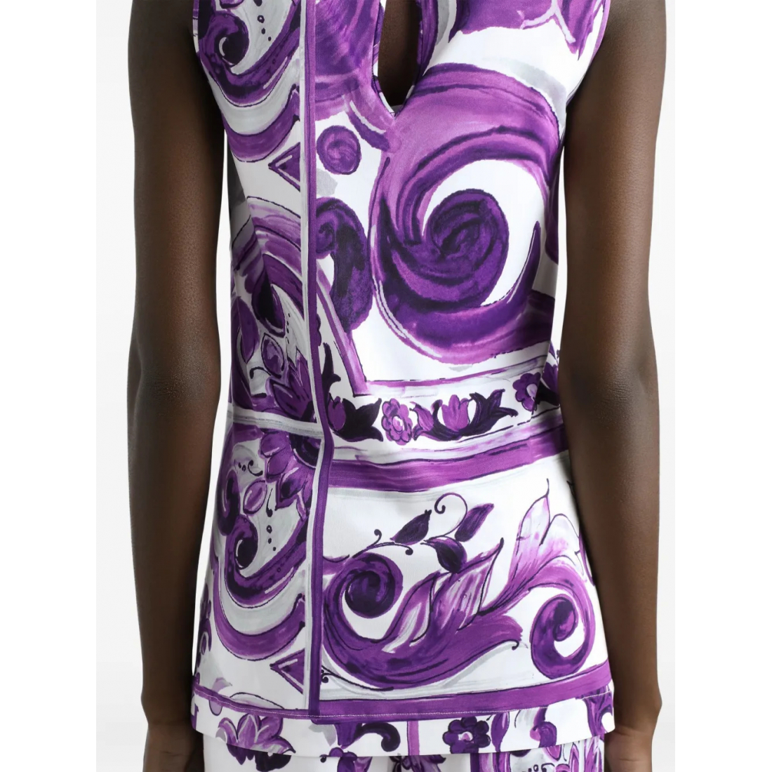 'Graphic-Print' Ärmelloses Top für Damen