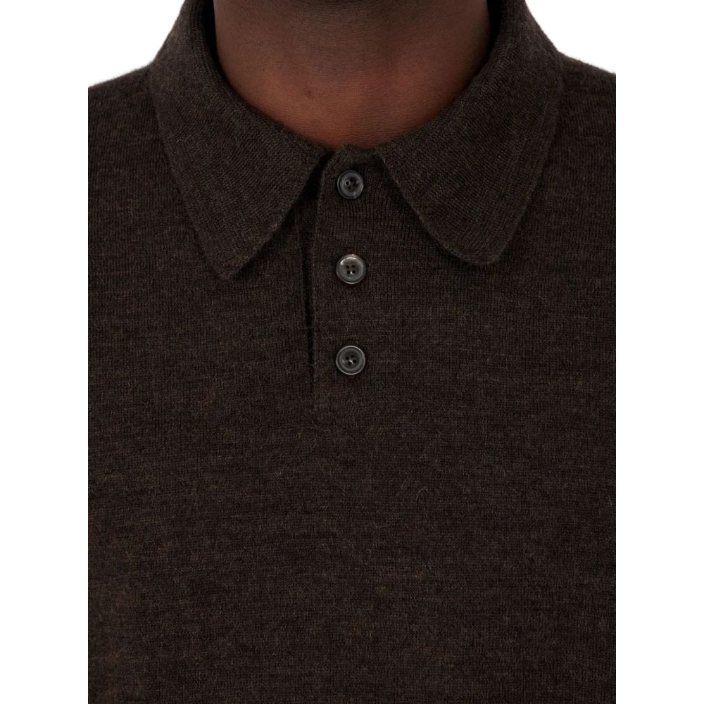 Polo manches longues 'Elbow-Patch' pour Hommes