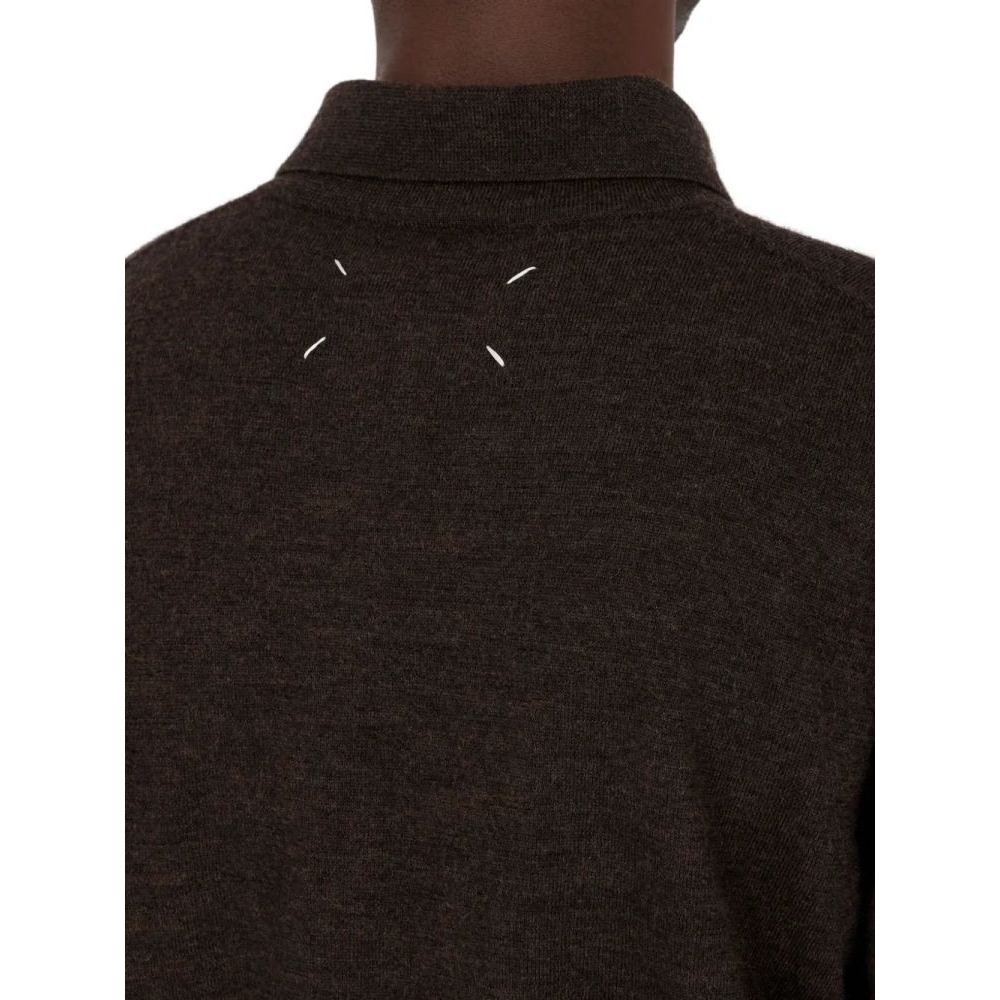 Polo manches longues 'Elbow-Patch' pour Hommes