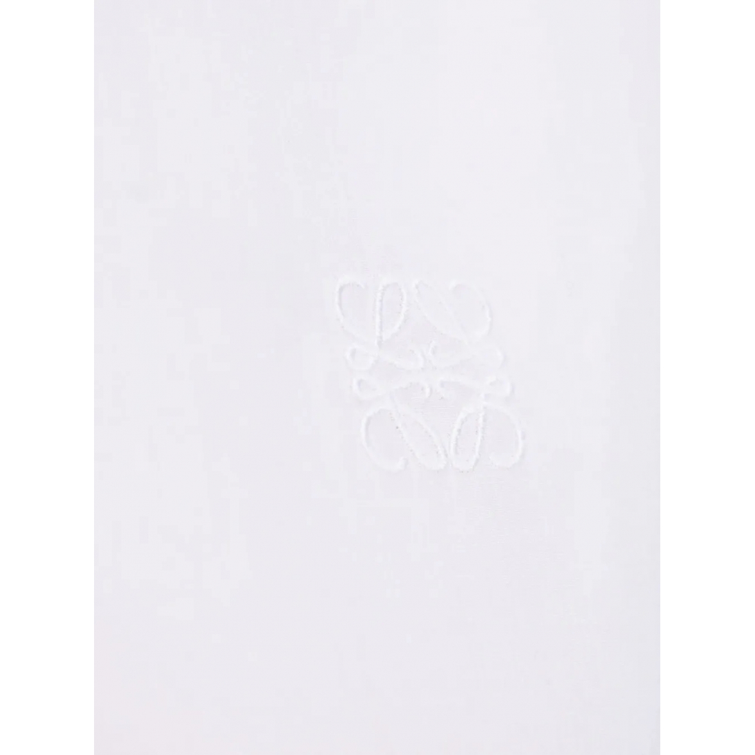 Robe chemise 'Logo-Embroidered Cotton Midi' pour Femmes