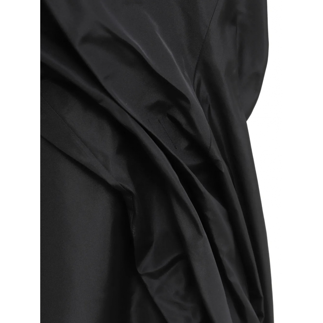 Robe mini 'Draped Short-Sleeved' pour Femmes