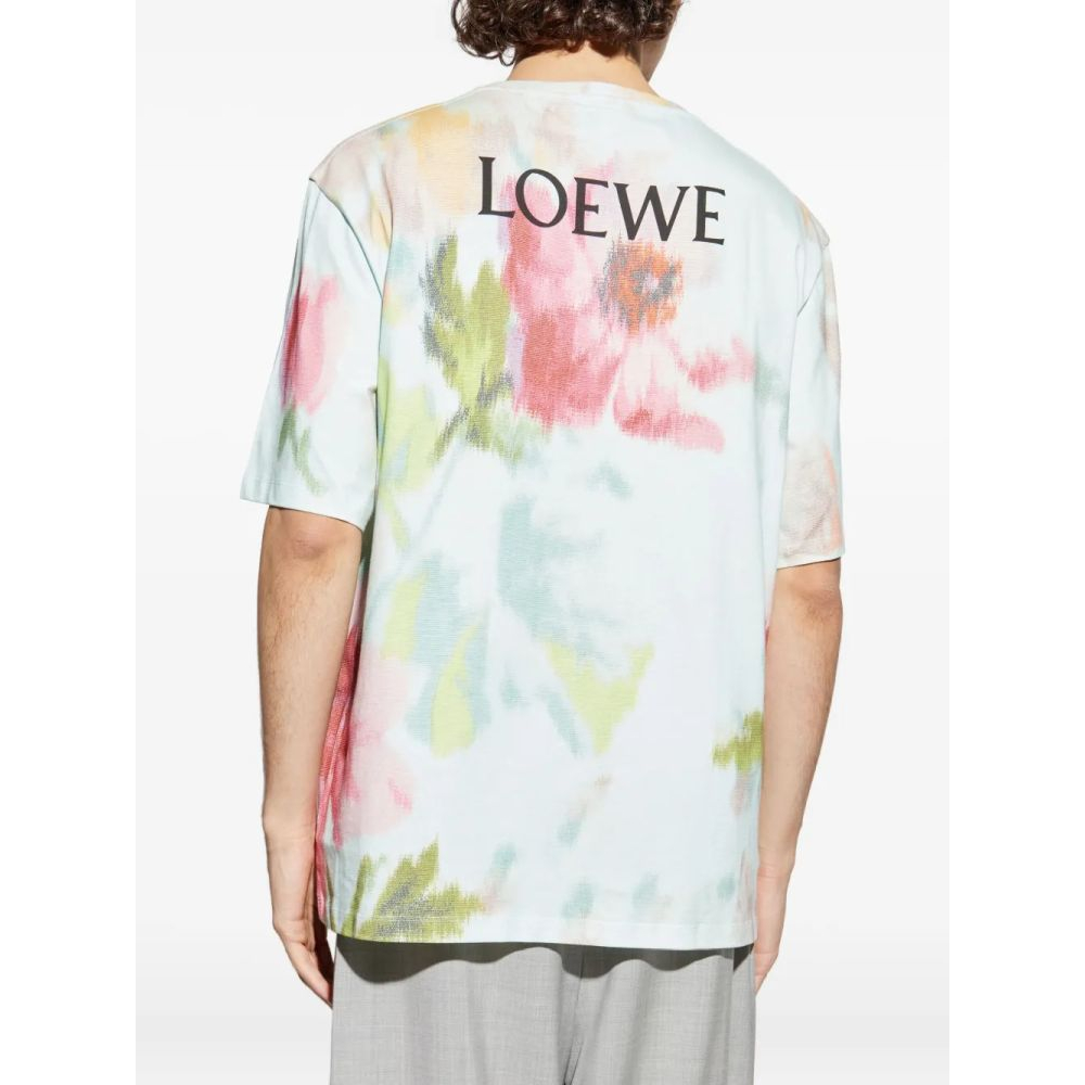 Men's 'Floral-Print' T-Shirt