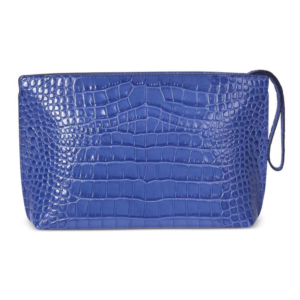 Women's 'Crocodile-Embossed Large' Pouch